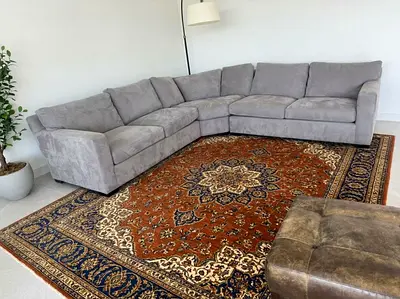 Axis Feather🪶  filled Corner Sofa