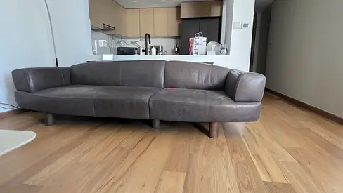 Marina home Leather Sofa