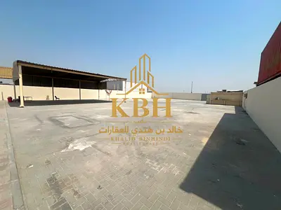 20,000 Sq. Ft. Yard with Labour Camp for Rent in Al Sajaa, Sharjah | Main Road | 11 Rooms |