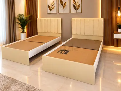 New Wooden Double Bed Frame Available