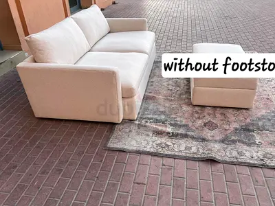 Top quality Crate&Barrel Lounge Deep feather 🪶 filled Sofa Beige
