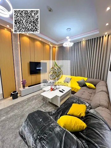 One-bedroom apartment with a living room available for immediate handover; for sale via cash payment at The Pearl Towers.