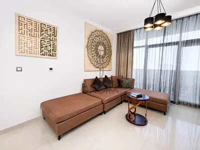 Furnished 1BR Residential Apartment | DAMAC Ghalia JVC | Sea & Community Views