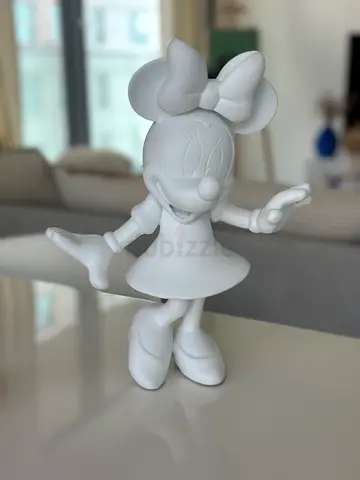 Minnie Mouse Decorative Sculpture - Matte White | Modern Pop Art