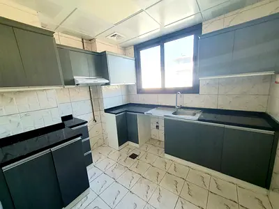 Like brand new 1bhk with close kitchen and 2 washroom in aljada price 36k
