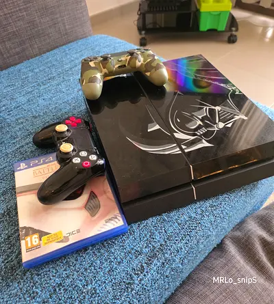 PS4 Starwars Edition with 2 Controllers and Game - Good Working Condition