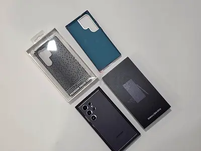 Samsung Galaxy S24 Ultra with Two Protective Cases