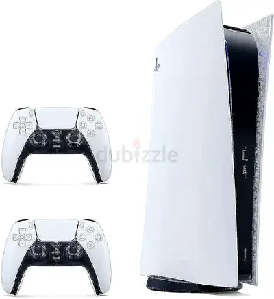 PlayStation 5 Console with 2 DualSense Controllers - White
