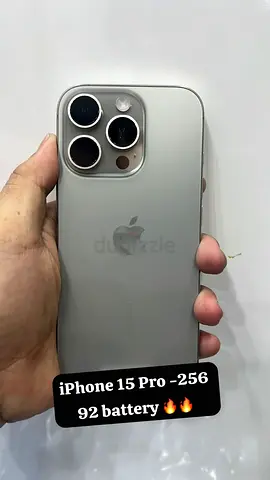 iPhone 15 Pro 256GB - Good Battery (93%) uae version