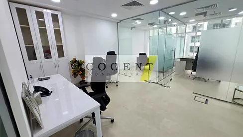 Highest Floor | Fully Furnished 938 Sqft Office | 2 Parkings