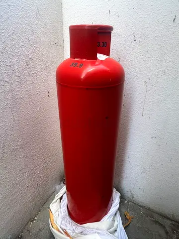 Red LPG Gas Cylinder - Good Condition