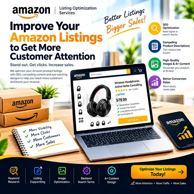 Improve Your Amazon Listings to Get More Customer Attention