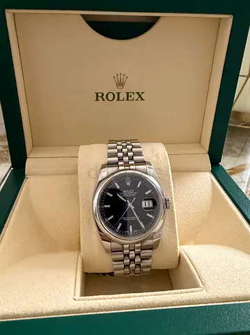 Rolex Oyster Perpetual Datejust Stainless Steel Watch with Jubilee Bracelet 36m 2016