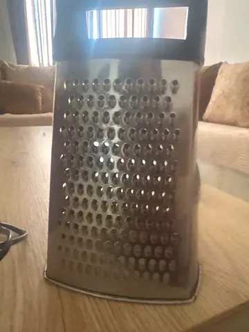 Stainless steel 4-sided box grater - used, good condition