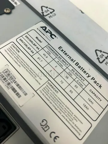 APC External Battery Pack (SRV8RLBP-9A) - Good Working Condition and ups