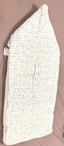Padded Baby carry Nest - Light Blue Dotted Print