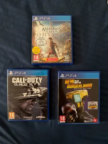 PS4 GAMES FOR SALE assassins creed call of duty borderlands