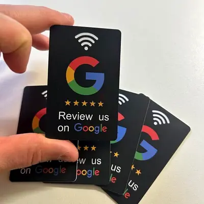Google NFC review Cards (Coded)