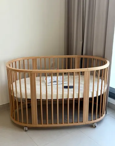 Stokke Sleepi Bed - Natural Wood | Never Slept In | Complete Bundle