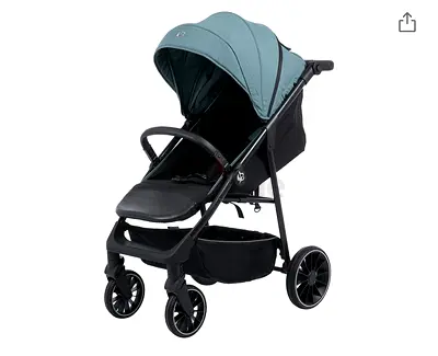 Bumble & Bird - GlideFit Urban Stroller with Full Recline - Black