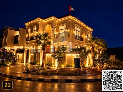 Luxury Villa for Sale in Al Yasmeen, Ajman | 5 Master Bedrooms | Pool & Waterfall | Corner Plot