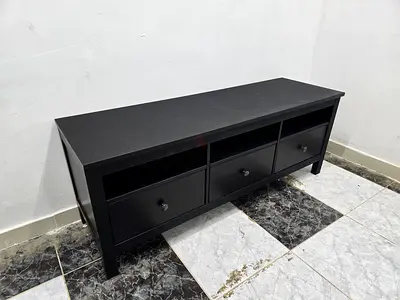 Black wooden TV stand / media table