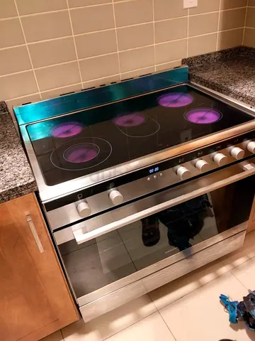 Siemens Stainless steel electric ceramic hob with Electric oven - good condition