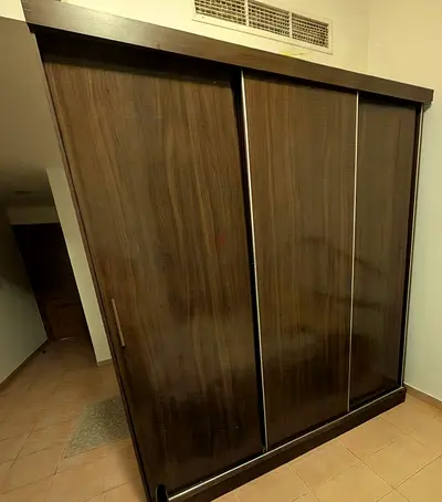 Panemirates Dark wood 3-door sliding wardrobe for sale