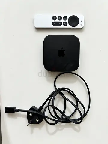 Apple TV 4K with SRemote and Power Cable - Good Working Condition warranty till july 2027