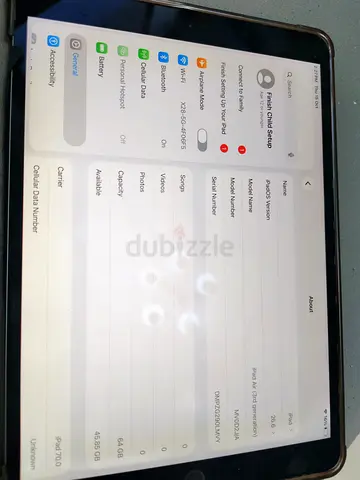 Apple iPad (10.2") - Wi‑Fi, 64GB - Good condition