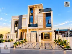 🔥 Luxury villa opposite Safeer Mall, Ajman | Two floors and roof with terrace Including registrat
