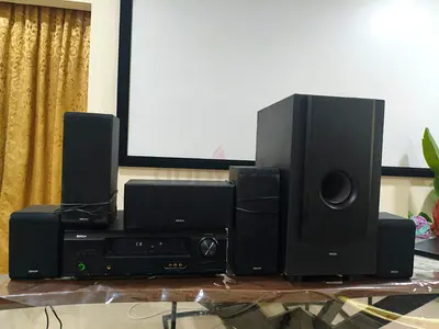 Denon 5.1 Home Theater Speaker System with Subwoofer and Receiver