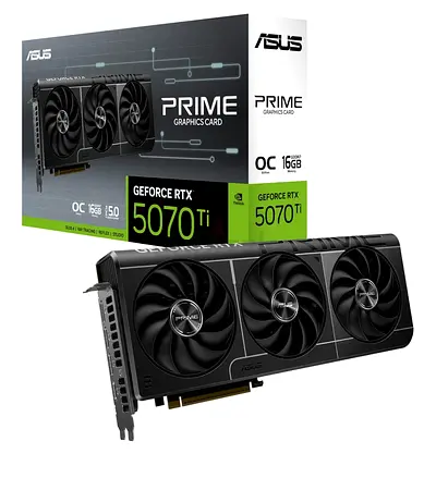 ASUS GeForce RTX 5070 Ti Prime OC (16GB GDDR7/PCI Express 5.0/ MHz/28000MHz)