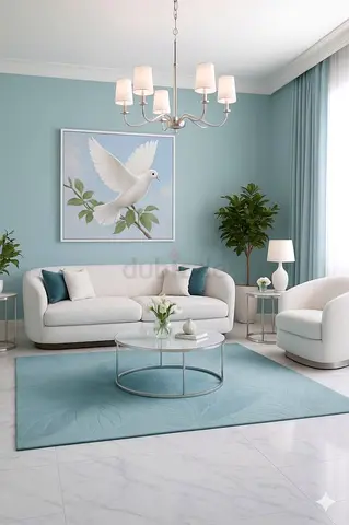 Modern luxury living room curved 3 seater sofa with accent chair