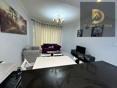 للايجار الشهري غرفه وصاله مع نت وجيم ومسبح في الشارقه المجاز3