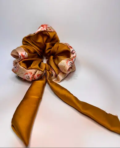Handmade hair scrunchies with Tails
