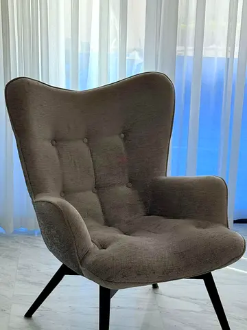 Kare solid wood dining table and Kare 2 seater sofa and Kare 2 accent chairs