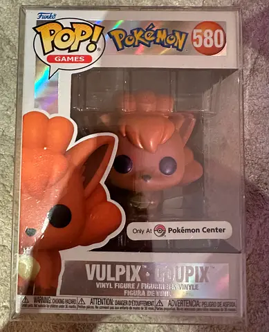 Funko Pop! Games Pokémon Vulpix #580 - Pokémon Center Exclusive Sealed