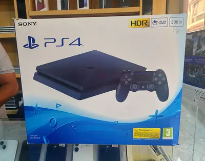 Sony PS4 Slim 500GB with DualShock 4 - Boxed (Jet Black)