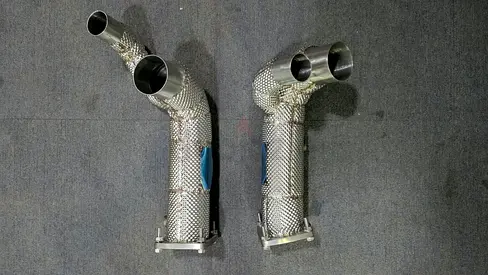 PORSCHE 911 991.2 CARRERA & CARRERA S 2017+ CATLESS DOWNPIPE with HEAT SHIELD