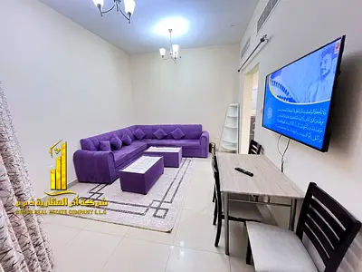 ✨Luxurious one-bedroom apartment for monthly rent in Al Rashidiya 3, opposite Ladies Park and near Ajman Corniche ✨ Fully furnished one-bedroom apartm