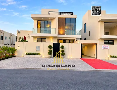 Luxurious, independent G+2 villa with an elevator, located in Al Zahia, Ajman. Includes electricity, water, and air conditioning. Available for freeho