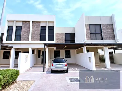 4 bedrooms plus maid’s room with 5 bathrooms townhouse, closed kitchen, landscaped garden for sale at AED2,600,000