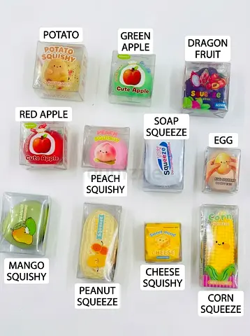 Cute Crunchy Squishy Toys Set