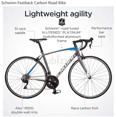 Schwinn Fastback Carbon Road Bike - Lightweight