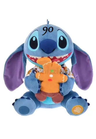 Disney Stitch Christmas Gingerbread Plush Toy – Brand New With Tag