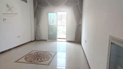 Exclusive deal premium 1BR flat for annual rent with central AC 2 baths 3 balconies spacious layout