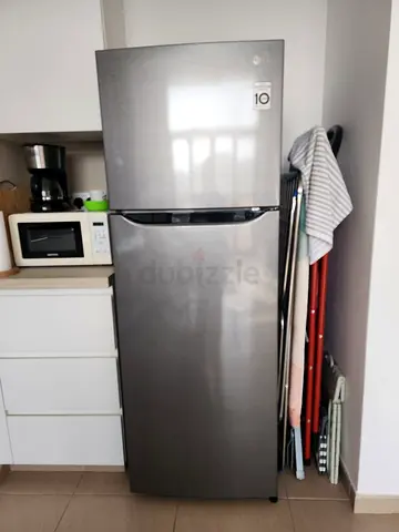 LG Silver Double Door Refrigerator - Good Condition