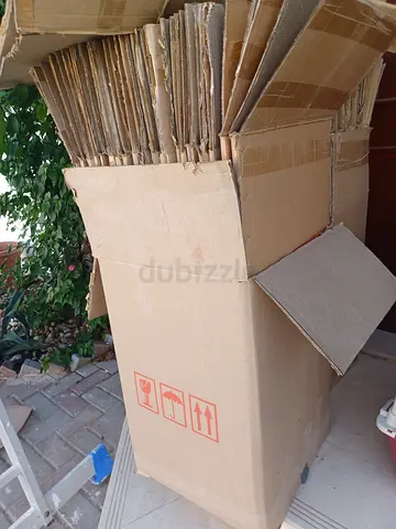 Bulk used cardboard boxes — good condition for moving/packing