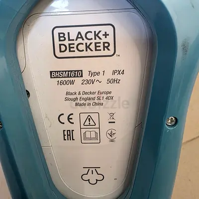 "Black+Decker 1600W 2-in-1 SteamMop BHSM1610 (Used) + SteaMitt, full accessories, new pads